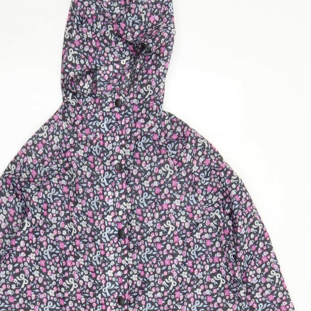 Womens UK Size S Marks and Spencer Multicoloured Rain Coat