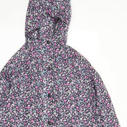 Womens UK Size S Marks and Spencer Multicoloured Rain Coat