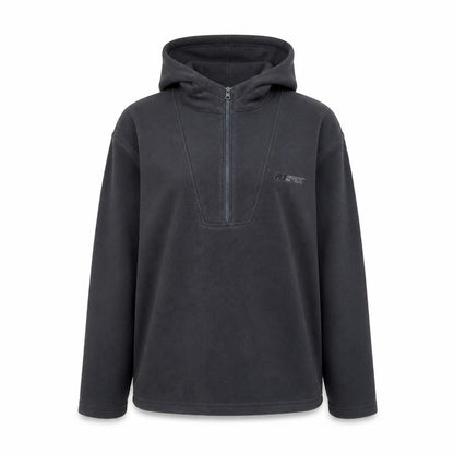 PRETTYLITTLETHING Womens Grey Polyester Pullover Hoodie Size 4 Zip