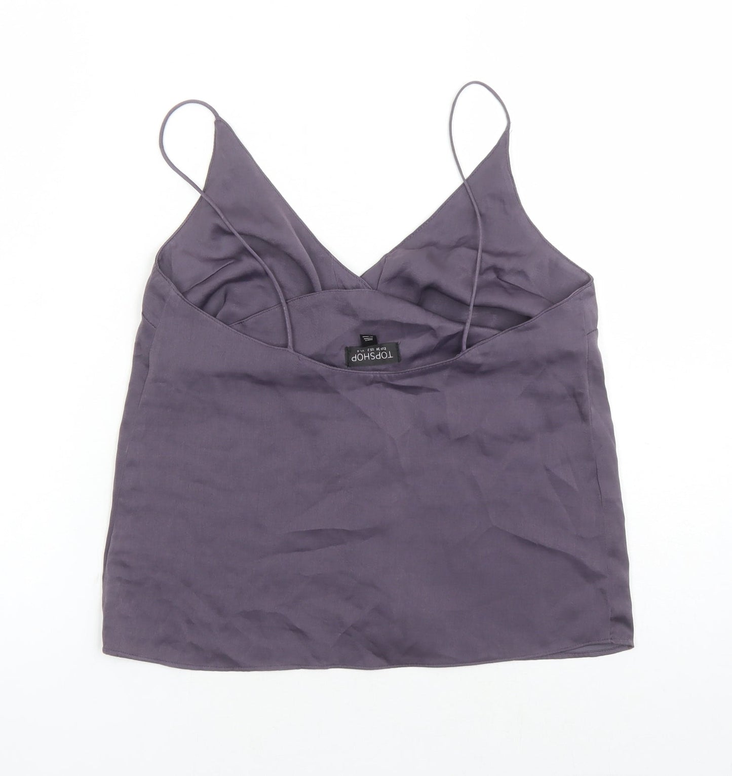 Womens UK Size 6 Topshop Purple Camisole Tank