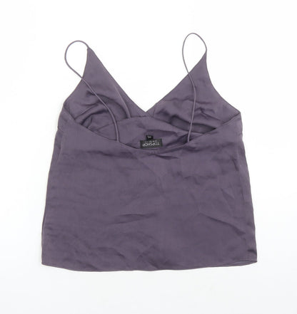 Womens UK Size 6 Topshop Purple Camisole Tank