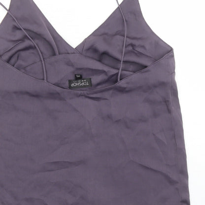 Womens UK Size 6 Topshop Purple Camisole Tank