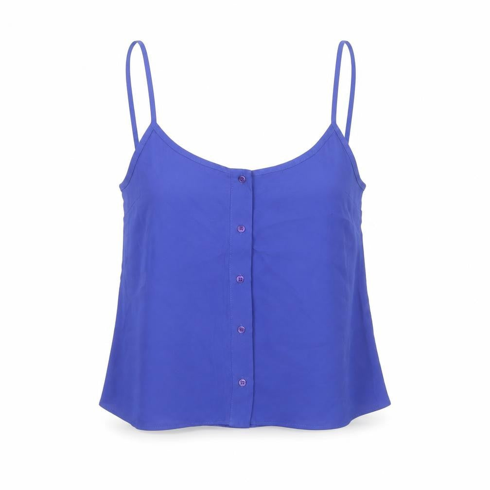 Womens UK Size 8 Topshop Blue Camisole Tank