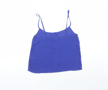 Womens UK Size 8 Topshop Blue Camisole Tank