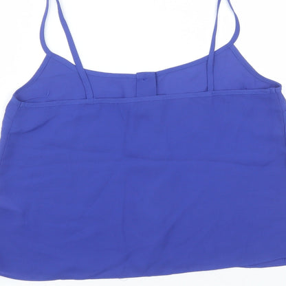 Womens UK Size 8 Topshop Blue Camisole Tank