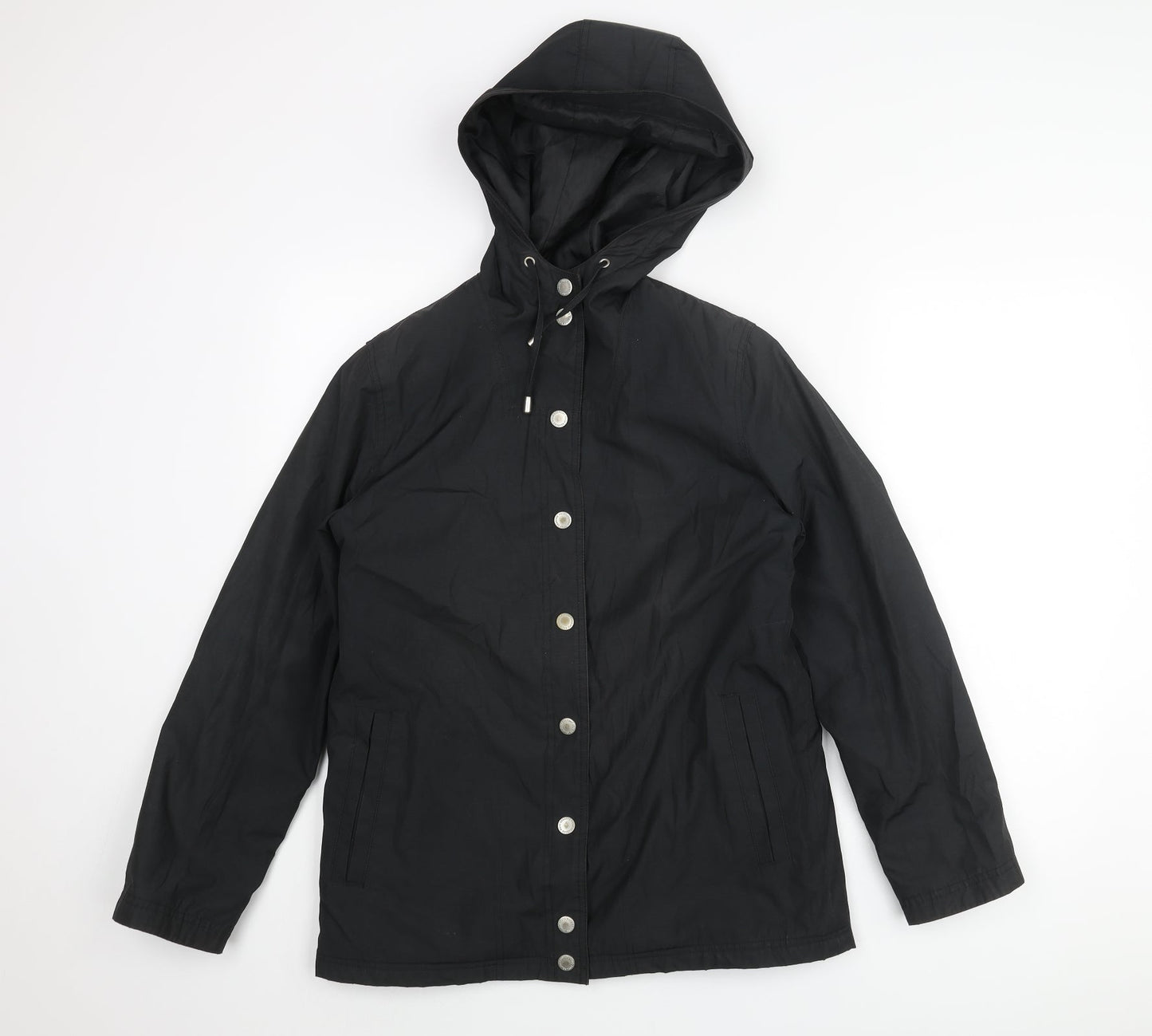 Mens UK Size S Four Seasons Black Rain Coat