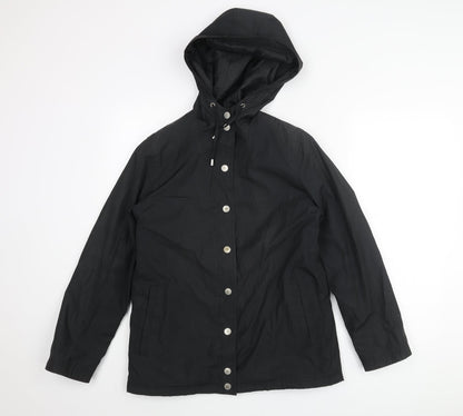 Mens UK Size S Four Seasons Black Rain Coat
