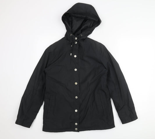 Mens UK Size S Four Seasons Black Rain Coat