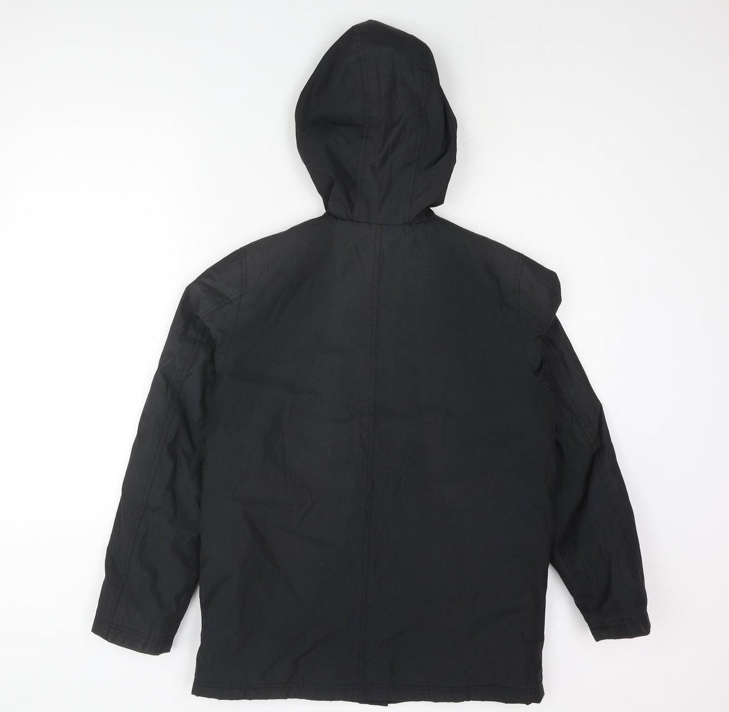 Mens UK Size S Four Seasons Black Rain Coat