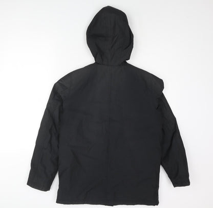 Mens UK Size S Four Seasons Black Rain Coat