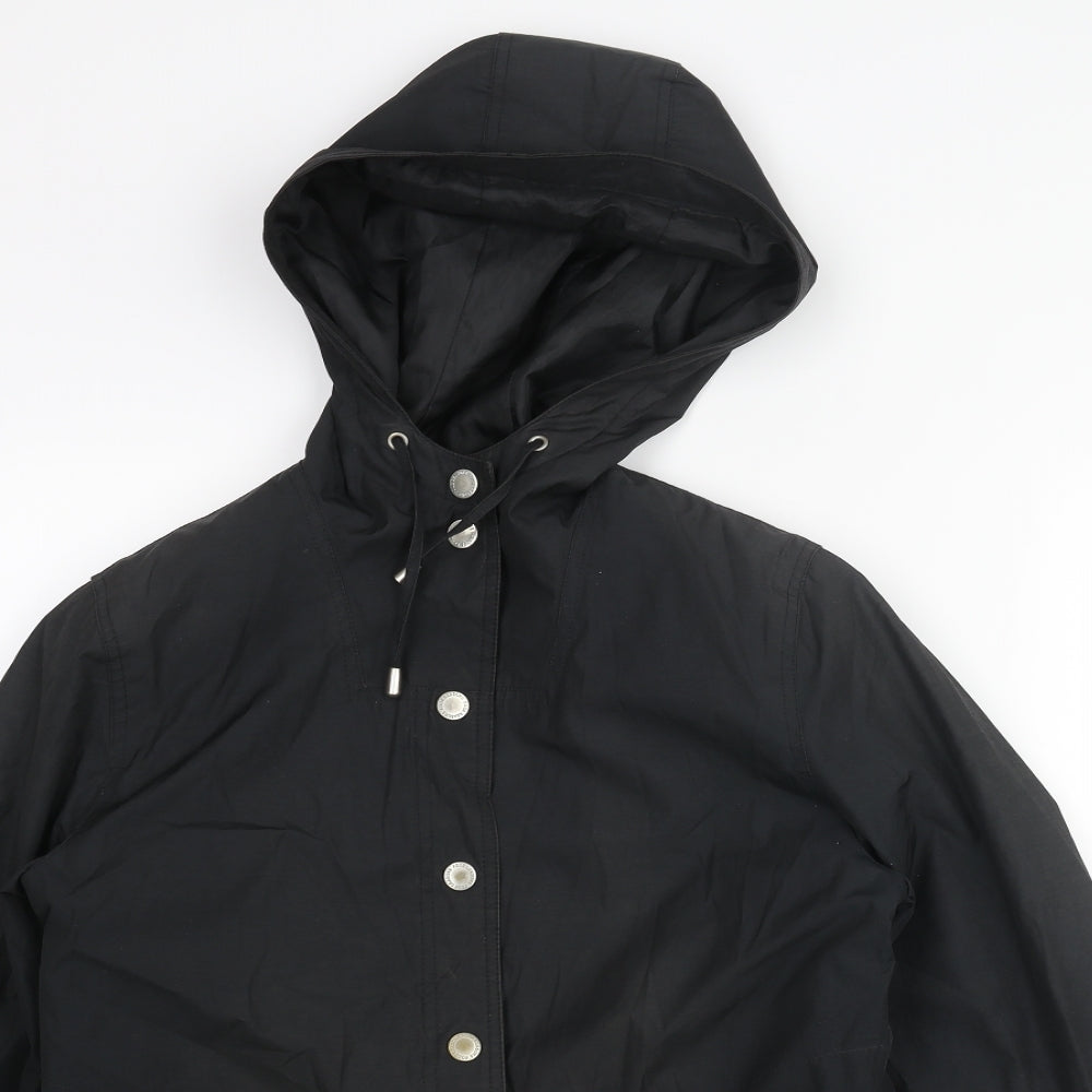 Mens UK Size S Four Seasons Black Rain Coat