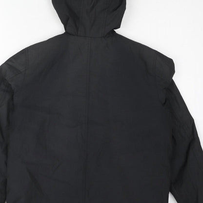 Mens UK Size S Four Seasons Black Rain Coat