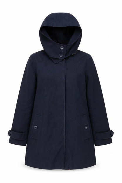 Womens UK Size 10 French Connection Blue Trench Coat