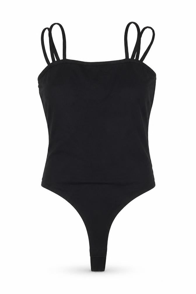 Womens UK Size 8 ASOS One-Piece Black Bodysuit