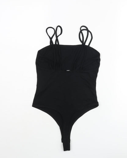 Womens UK Size 8 ASOS One-Piece Black Bodysuit