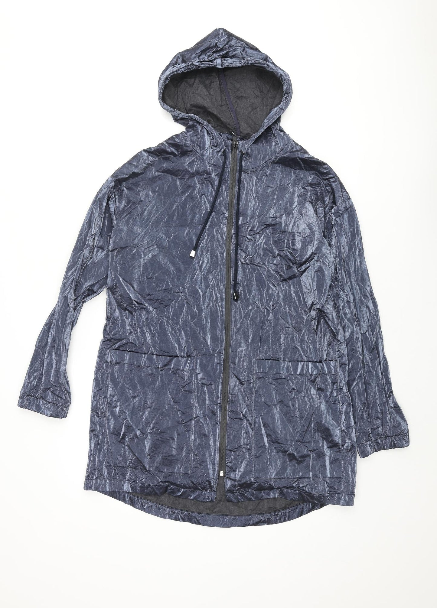 Womens UK Size 12 James Lakeland Blue Rain Coat