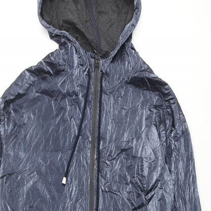 Womens UK Size 12 James Lakeland Blue Rain Coat