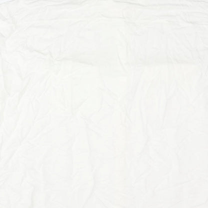 Womens UK Size 22 Marks and Spencer White Basic Button-Up