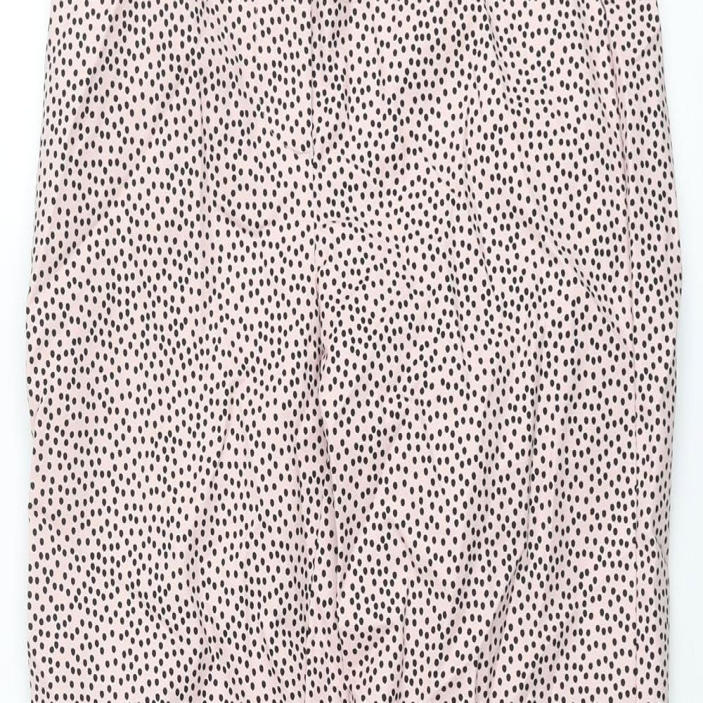 Womens UK Size 8 Marks and Spencer Regular Fit  Pink Trousers