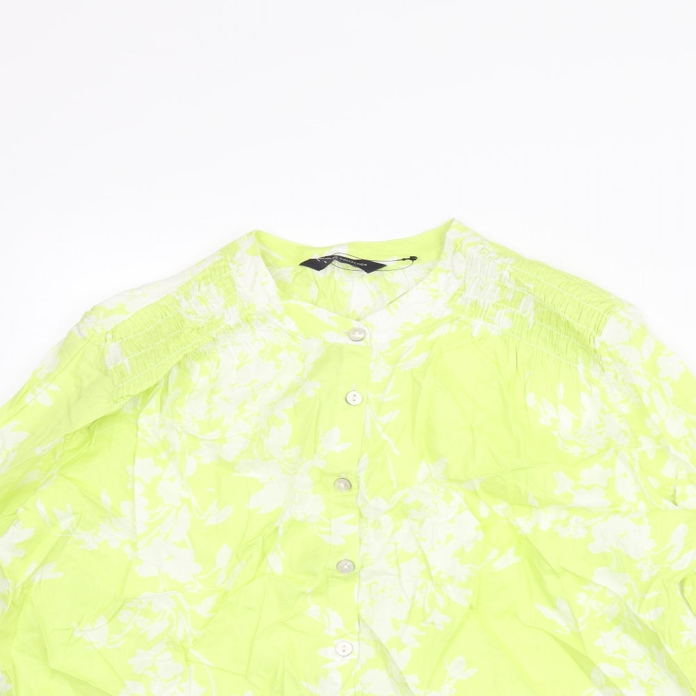 Womens UK Size 8 Marks and Spencer Green Basic Blouse