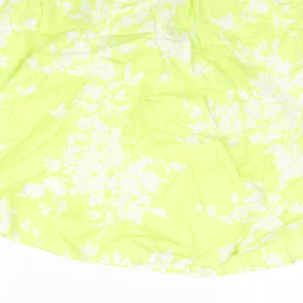 Womens UK Size 8 Marks and Spencer Green Basic Blouse