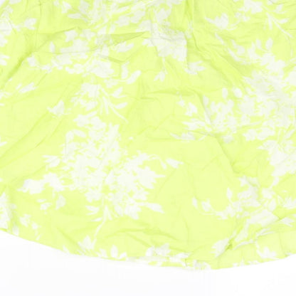 Womens UK Size 8 Marks and Spencer Green Basic Blouse