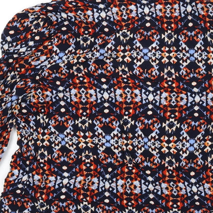 Womens UK Size 6 New Look Multicoloured Kimono Blouse