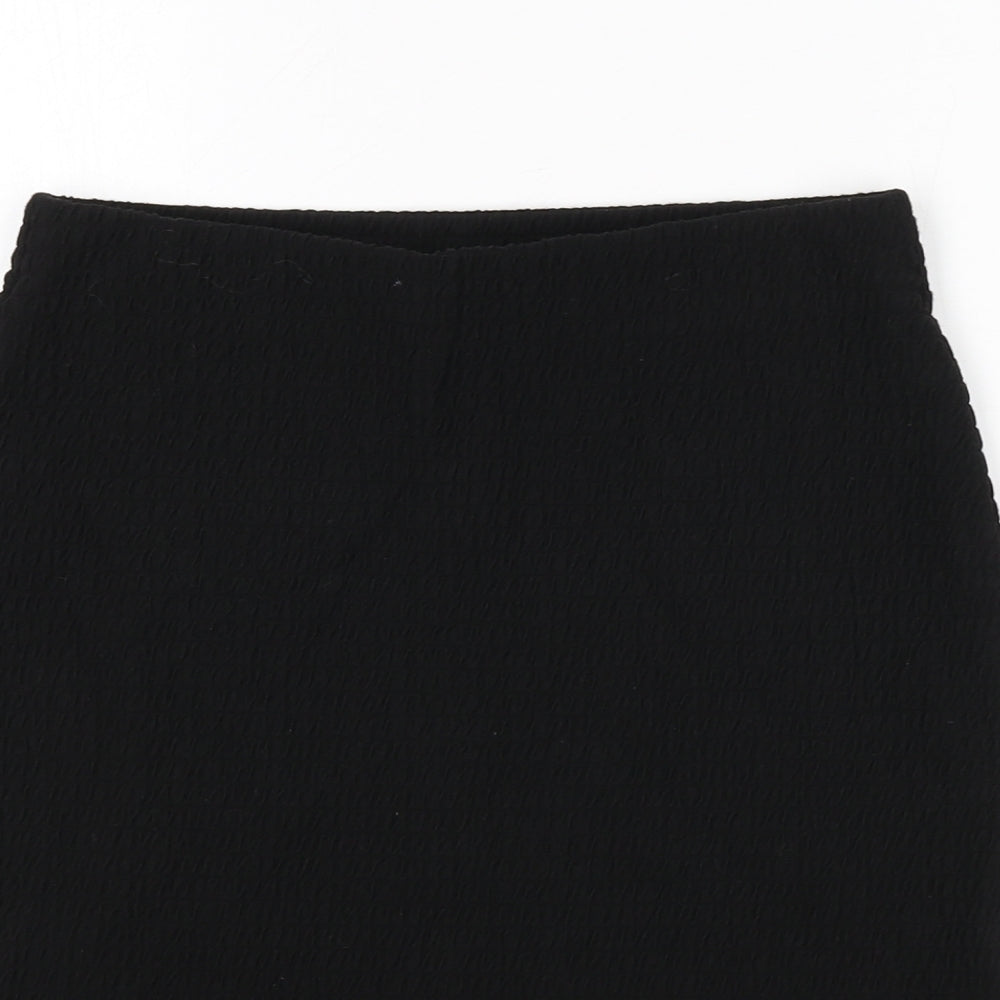 Marks and Spencer Womens Black Polyester Bandage Skirt Size 8