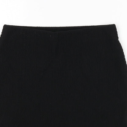 Marks and Spencer Womens Black Polyester Bandage Skirt Size 8