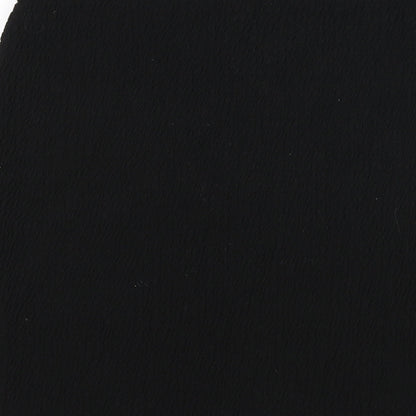 Marks and Spencer Womens Black Polyester Bandage Skirt Size 8