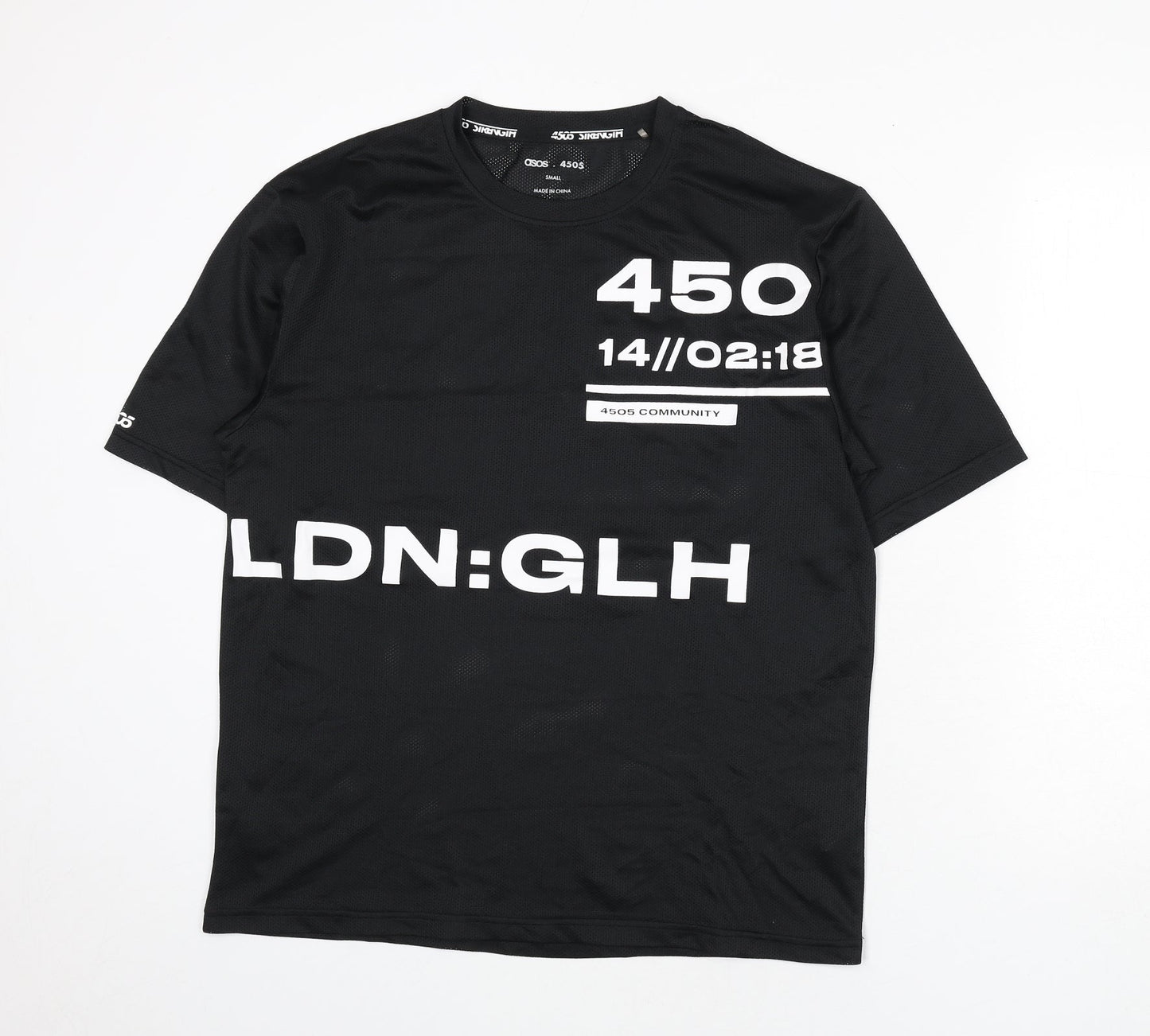 Mens UK Size S ASOS Black  T-Shirt