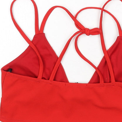 Womens UK Size M Pink Vanilla Red Camisole Tank