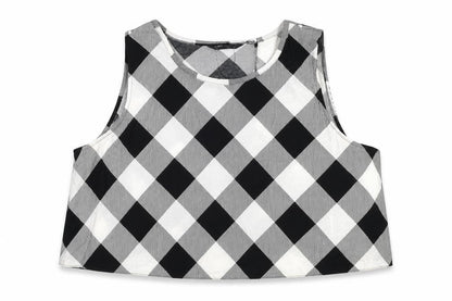 Womens UK Size 22 Marks and Spencer Black Cropped Tank