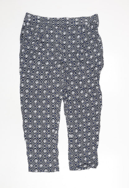Womens UK Size 16 marks Regular Fit  Blue Trousers