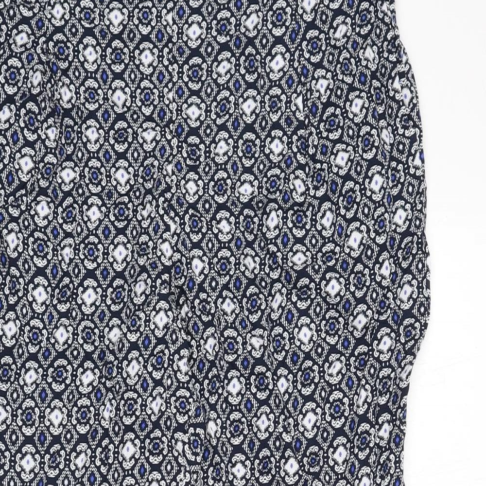 Womens UK Size 16 marks Regular Fit  Blue Trousers