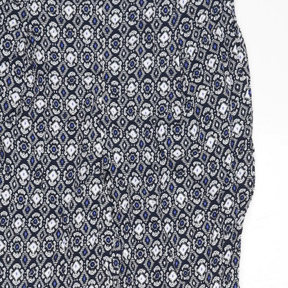 Womens UK Size 16 marks Regular Fit  Blue Trousers