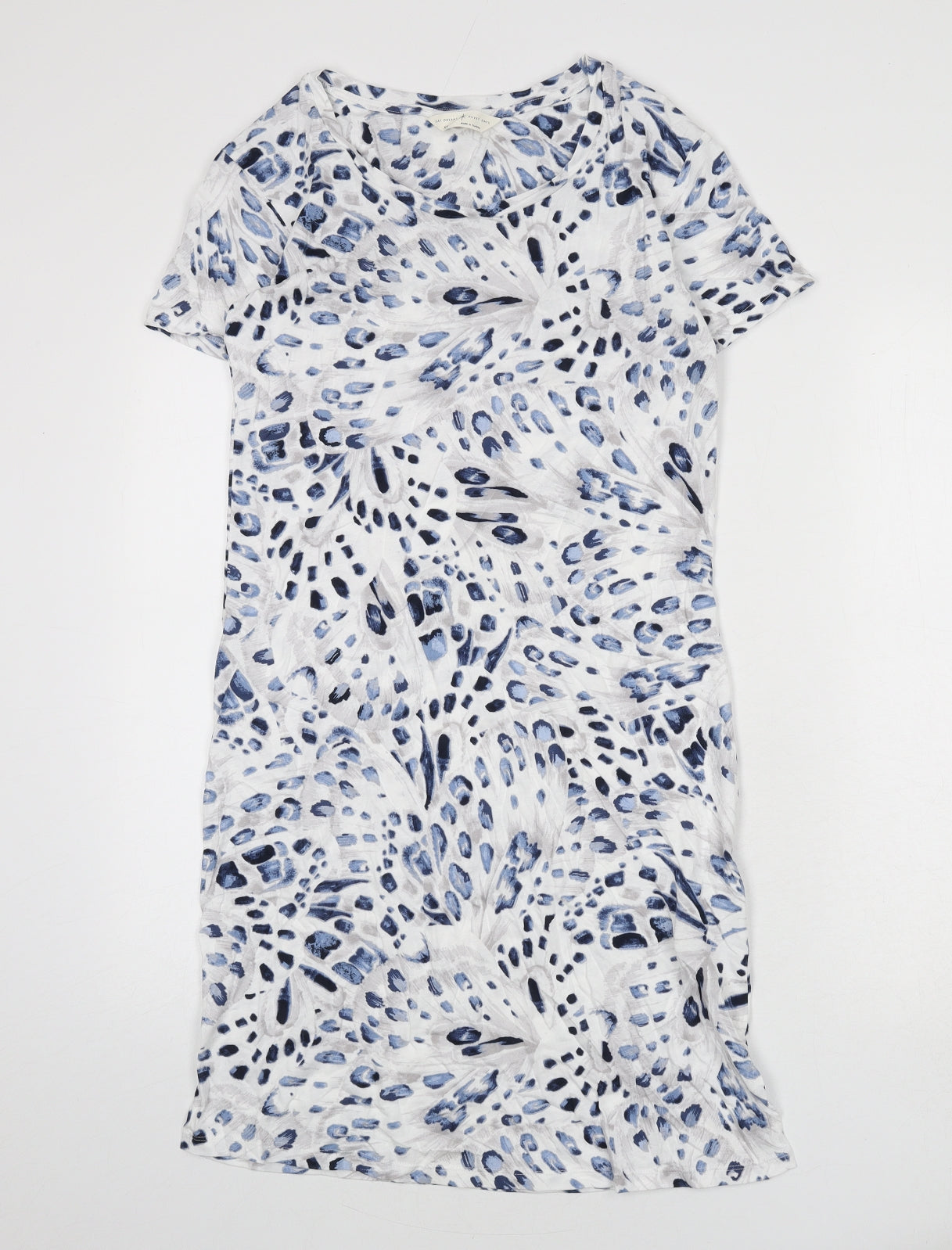 Marks and Spencer Womens Multicoloured Geometric Cotton Top Dress Size XS
