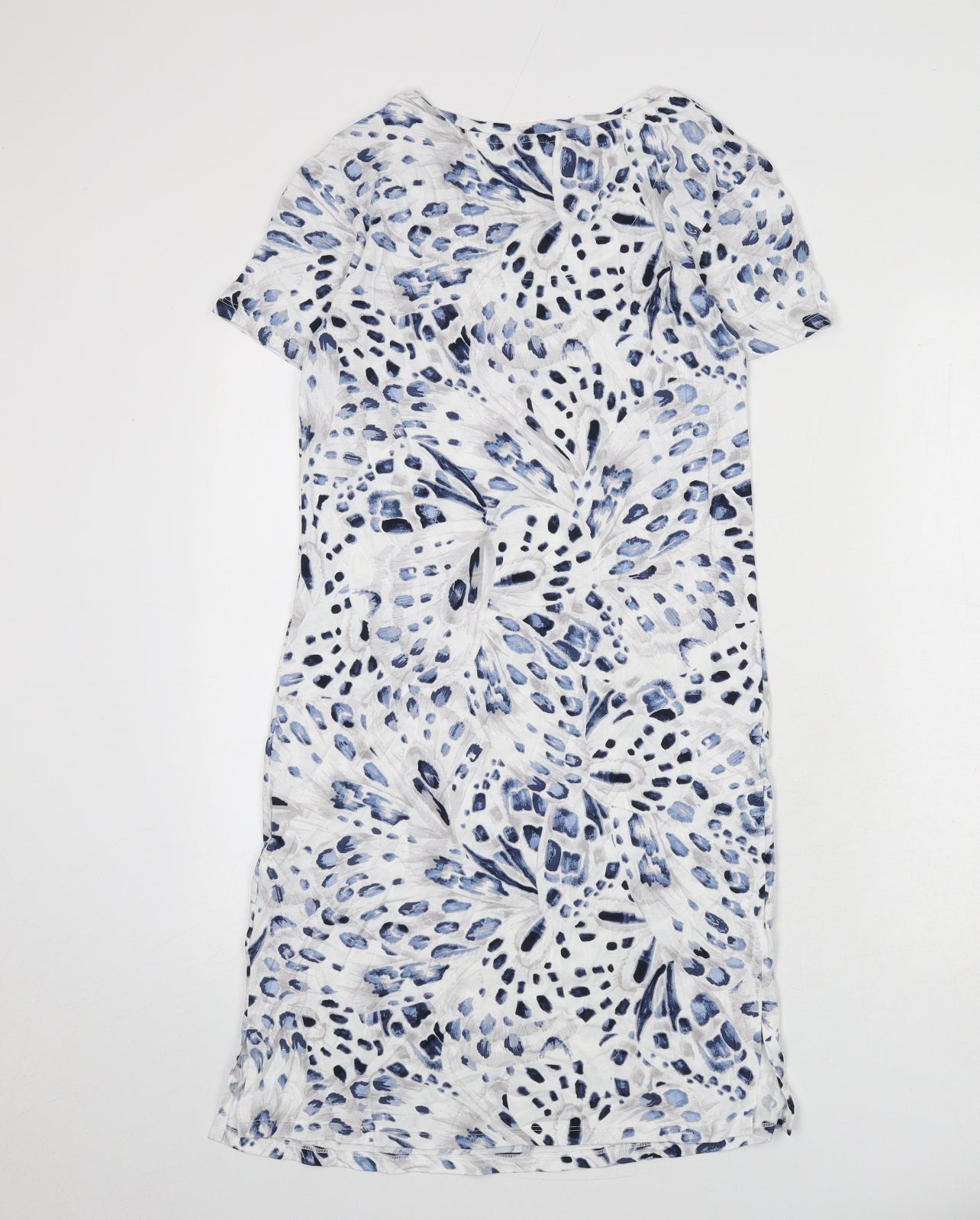 Marks and Spencer Womens Multicoloured Geometric Cotton Top Dress Size XS