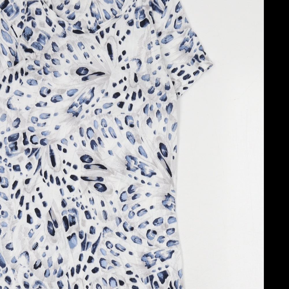 Marks and Spencer Womens Multicoloured Geometric Cotton Top Dress Size XS