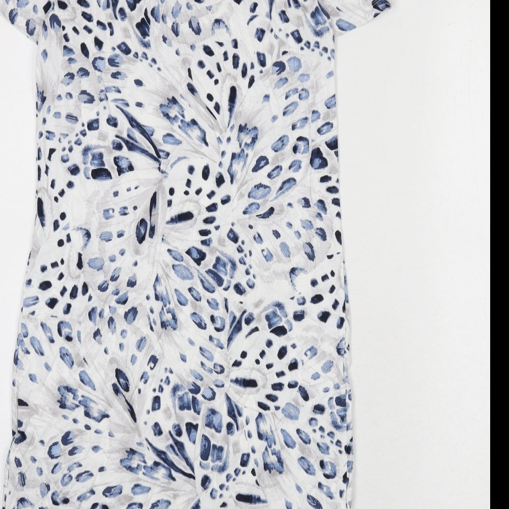 Marks and Spencer Womens Multicoloured Geometric Cotton Top Dress Size XS