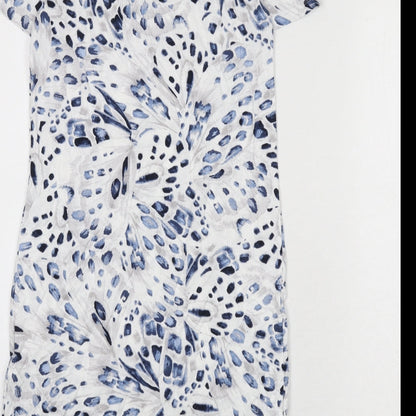 Marks and Spencer Womens Multicoloured Geometric Cotton Top Dress Size XS