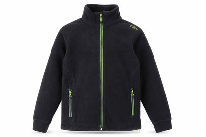 Front view of CMP boys’ grey jacket, size 10-11, years zip