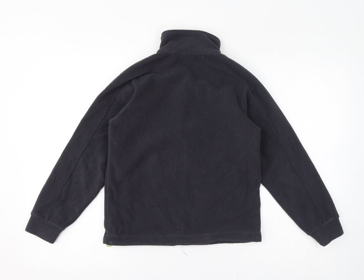 Back view of CMP boys’ grey jacket, size 10-11, years zip