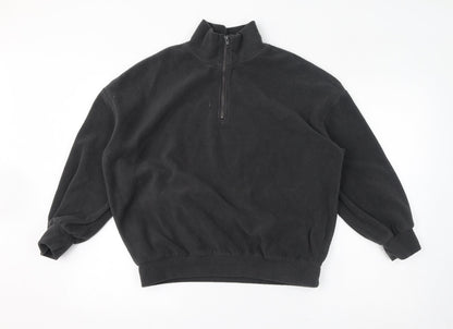 Dazy Womens Grey Polyester Pullover Sweatshirt Size S Pullover