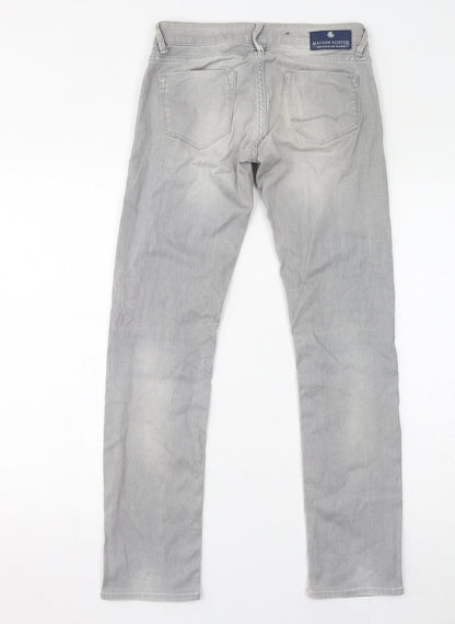 Womens UK Size 25 in Maison Scotch Regular Fit Skinny Grey Jeans