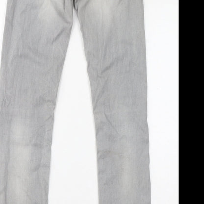 Womens UK Size 25 in Maison Scotch Regular Fit Skinny Grey Jeans