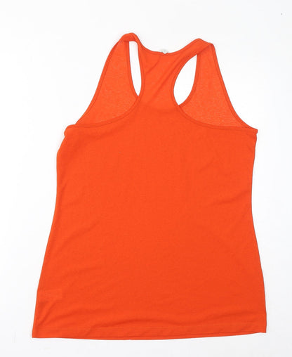 NEXT Womens Orange Polyester Basic Tank Size 16 Scoop Neck