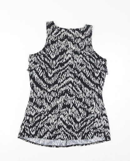 Womens UK Size M Warehouse Black Basic Tank