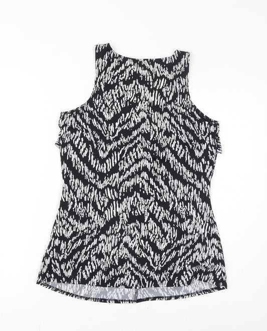 Womens UK Size M Warehouse Black Basic Tank