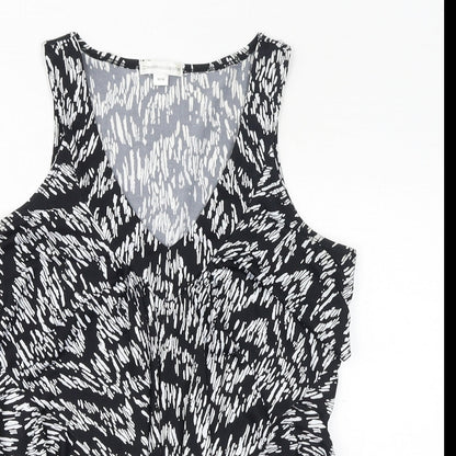 Womens UK Size M Warehouse Black Basic Tank